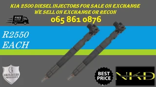 Kia 2500 Diesel Injectors For Sale On Exchange Or To Recon