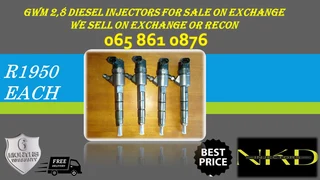 Gwm 2.8 Diesel Injectors For Sale On Exchange Or To Recon