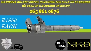 Mahindra Bolero Diesel Injectors For Sale On Exchange Or To Recon With Warranty