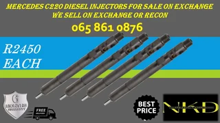 Mercedes C220 Diesel Injectors For Sale On Exchange Or To Recon With Warranty