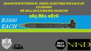 New Hyundai H1 Diesel Injetors For Sale On Exchange Or To Recon With Warranty