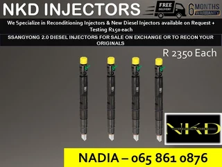 Ssangyong 2l Diesel Injectors For Sale On Exchange