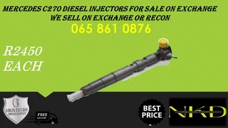 Mercedes C270 Diesel Injectors For Sale Or To Recon