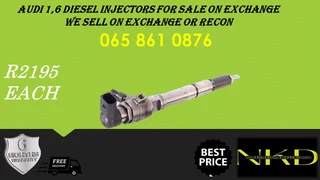 Audi 1.6 Diesel Injectors For Sale Or To Recon