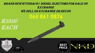 New Hyundai H1 Diesel Injectors For Sale On Exchange With Warranty