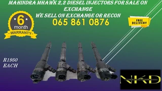 Mahindra Mhawk 2.2 Diesel Injectors For Sale On Exchange Or To Recon With Warranty