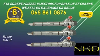 Kia Sorento Diesel Injectors For Sale Or To Recon