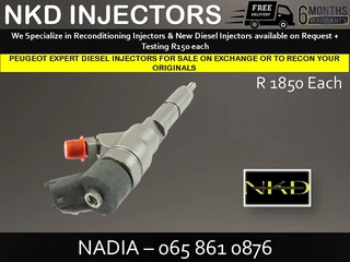 Peugoet Expert Diesel Injectors For Sale Or To Recon