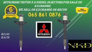 Mitsubishi Triton 3.2 Diesel Injectors For Sale On Exchage Or To Recon With Warranty