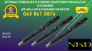 Hyundai Terrican 2.9 Diesel Injectors On Exchange