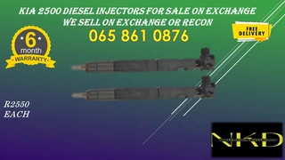 Kia 2500 Diesel Injectors For Sale Or To Recon
