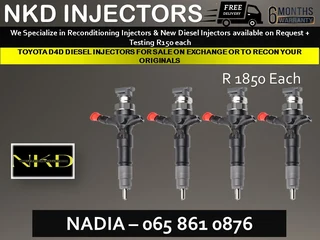 Toyota D4d Diesel Injectors For Sale On Exchange