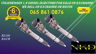 Vplkswagen 1.6 Diesel Injectors For Sale On Exchange Or To Recon With Warranty