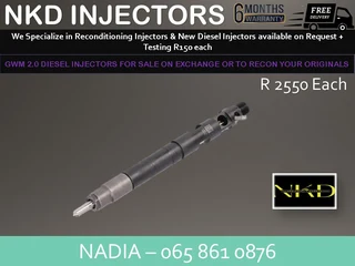 Gwm 2.0 Diesel Injectors For Sale On Exchaneg Or To Recon