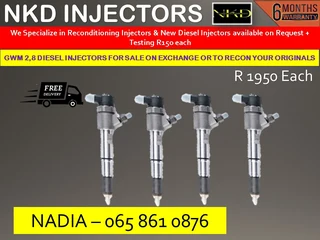 Gwm 2.8l Diesel Inejctors For Sale On Exchange With 6 Months Warranty