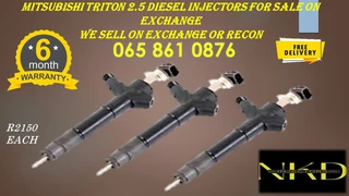 Mitsubishi Triton 2.5 Diesel Injectors For Sale On Exchange Or To Recon With Warranty