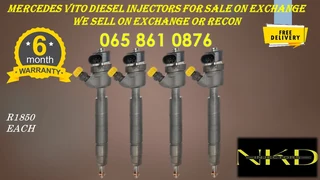 Mercedes Benz Vito Diesel Injectors For Sale Or To Recon