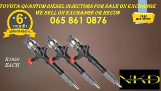 Toyota Quantum Diesel Injectors For Sale On Exchange Or To Recon