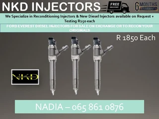 Ford Everest Diesel Injectors For Sale Or To Recon