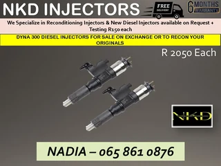 Dyna 300 Diesel Injectors For Sale On Exchaneg Or To Recon With Warranty