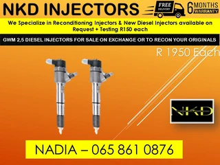 Gwm 2.5l Diesel Injectrs For Sale On Exchange Or To Recon