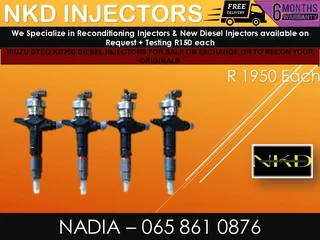 Isuzu Dtec Kb250 Diesel Injectors For Sale On Exchange Or To Recon With Warranty
