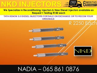 Tata Xenon 3l Diesel Injectors For Sale On Exchange Or To Recon With Warranty