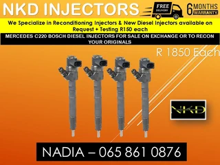 Mercedes C220 Diesel Injectors For Sale On Exchaneg Or To Recon