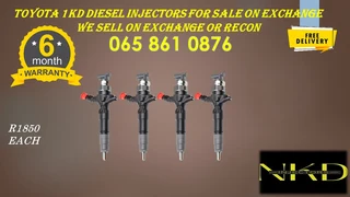 Toyota 1 Kd Diesel Injectors For Sale Or To Recon