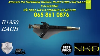 Nissan Pathfinder Diesel Injectors For Sale Or To Recon
