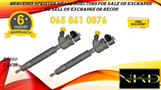 Mercedes Benz Sprinter Diesel Injesctors For Sale Or To Recon
