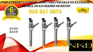 Ford Everest (3.0/bt50) Diesel Injectors For Sale On Exchange Or To Recon