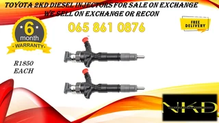 Toyota 2kd Diesel Injectors For Sale On Exchange