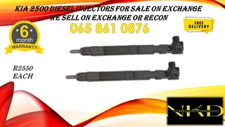 Kia 2500 Diesel Injectors For Sale Or To Recon