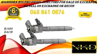 Mahindra Bolero Diesel Injectors For Sale Or To Recon With Warranty
