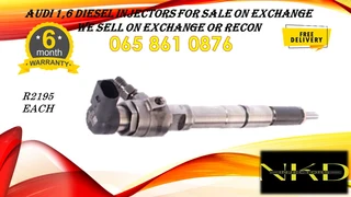 Audi 1.6 Diesel Injectors For Sale Or To Recon