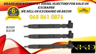 New Hyundai H1 Diesel Injectors For Sale On Exchange Or To Recon With Warranty