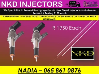 Ford Bantam 1,4 Diesel Injectors For Sale On Exchange With 6 Months Warranty