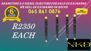 Ssangyong 2.0 Diesel Injectors For Sale On Exchange With 6 Months Warranty