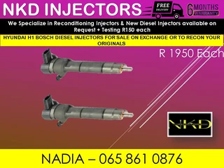 Hyundai H1 Diesel Injectors For Sale Or To Recon