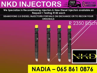Ssangyong 2l Diesel Injectors For Sale On Exchange With 6 Months Warranty