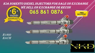 Kia Sorento Diesel Injectors For Sale Or To Recon