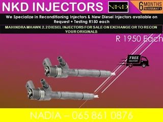 Mahindra Mhawk Diesel Injectors For Sale On Exchange Or To Recon