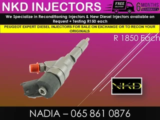 Peugoet Expert Diesel Injectors For Sale On Exchange Or To Recon