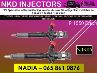 Toyota Hilux Diesel Injectors For Sale On Exchange With 6 Months Warranty