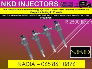 Mazda Bt50 New Diesel Injectors For Sale Or To Recon