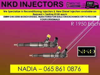 Bmw E46 320d Diesel Injectors For Sale On Exchange Or To Recon With Warranty