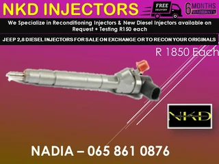 Jeep 2.8 Diesel Injectors For Sale Or To Recon