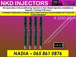 Hyundai Terrican 2.9 Diesel Injectors For Sale On Exchange Or To Recon