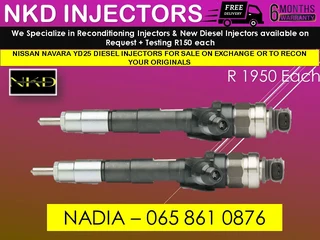 Nissan Navara Yd25 Diesel Injectors For Sale On Exchange Or To Recon